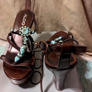 Aldo brown wedges
